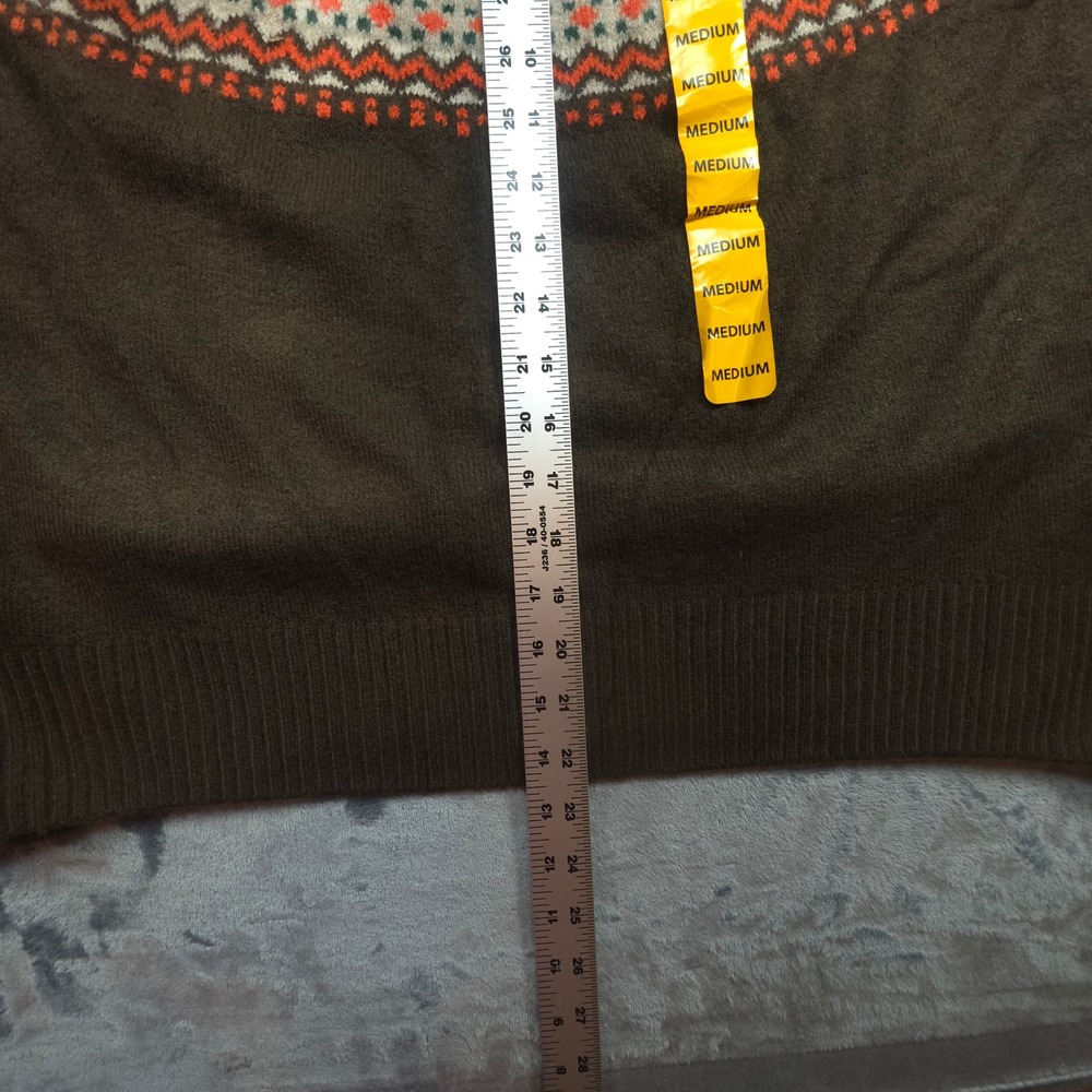 Vince Camuto Womens Brown Halloween Pumpkin Fair Isle Sweater SV7755201 M - Picture 5 of 7